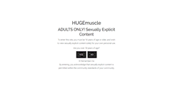 Desktop Screenshot of hugemuscle.com